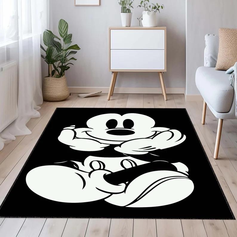 

Ковер Микки Маус Тема мультфильма Детская комната Домашний декор Подарок для мальчиков Подарок на день рождения Ковер для детской комнаты Персонализированная идея подарка 80*120cm