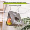 Breathable Anti-Bite Parrot Tent for Budgies, Cockatiels, Sun Conures - Summer Hanging Bird Nest