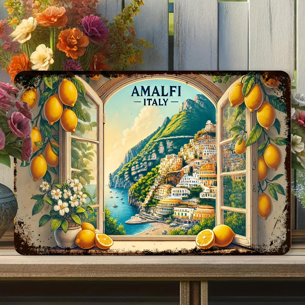 Vintage Bird Cactus Flamingo Metal Tin Sign Wall Art for Home, Bar, Garage & Garden Decor | Easy-Hang Vintage Animal Design