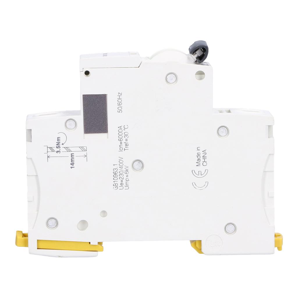 Miniature Circuit Breaker Low Voltage 63A 230V/400V DIN Rail Mount for Power Distribution