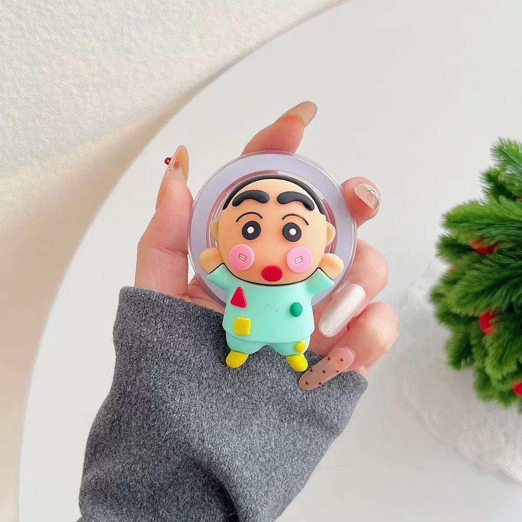 3D Silicone Cartoon Crying Star Mobile Phone Stand & Retractable Airbag Holder