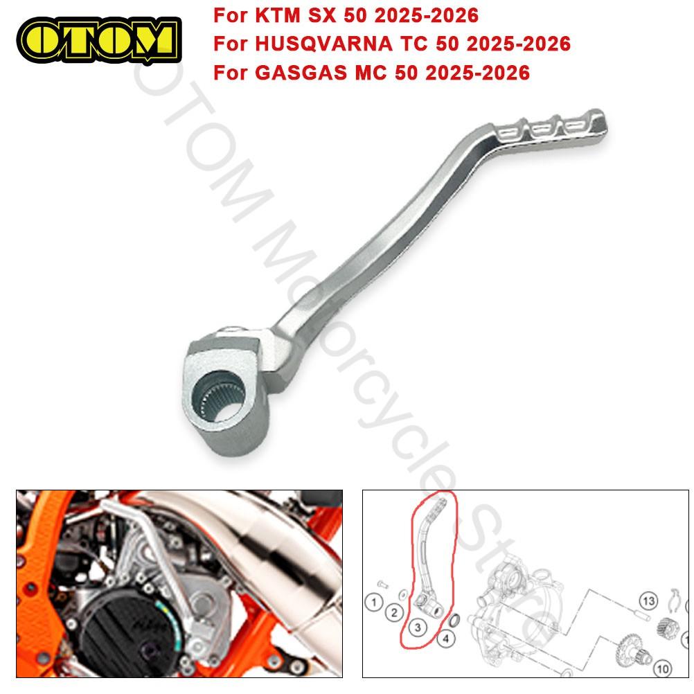 For KTM HUSQVARNA GASGAS 50cc Motorcycle Engine Kick Starter Lever Kickstarter Start Pedal SX TC MC 50 2025-2026 47233070044 China Mainland