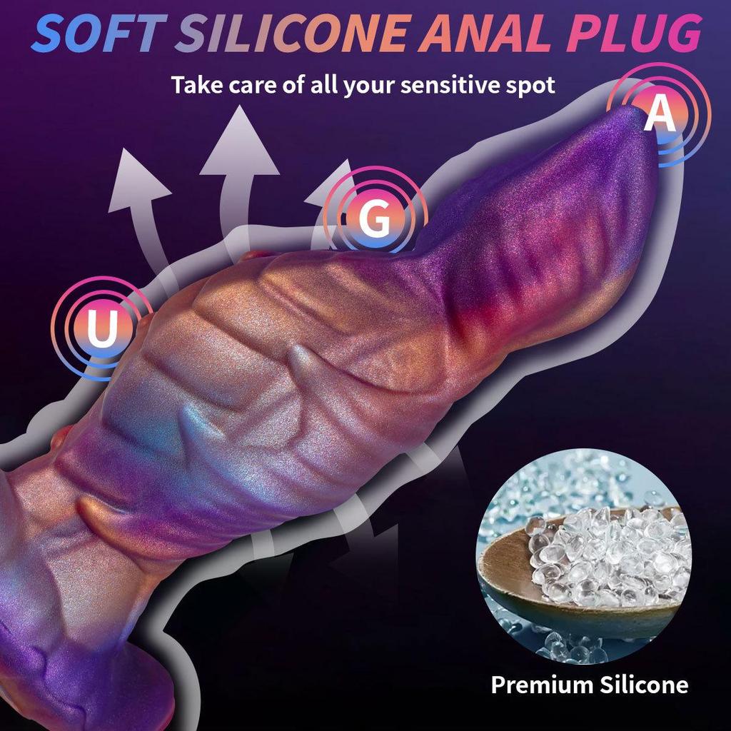 Alien Bird Silicone Anus Plug & Wearable Penis Toy for Beginners