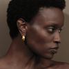 MamacitaSlay Classic Tarot 8mm 18K Gold Plated Hoops Daily Stainless Steel Earrings Woman Waterproof Luxury Quality Jewelry