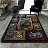 Dinosaurier-Kollektion Muster Teppich Bodenmatte für Wohnzimmer oder Schlafzimmer Weicher und bequemer Teppich ein Geschenk für Geburtstag und Feiertag.