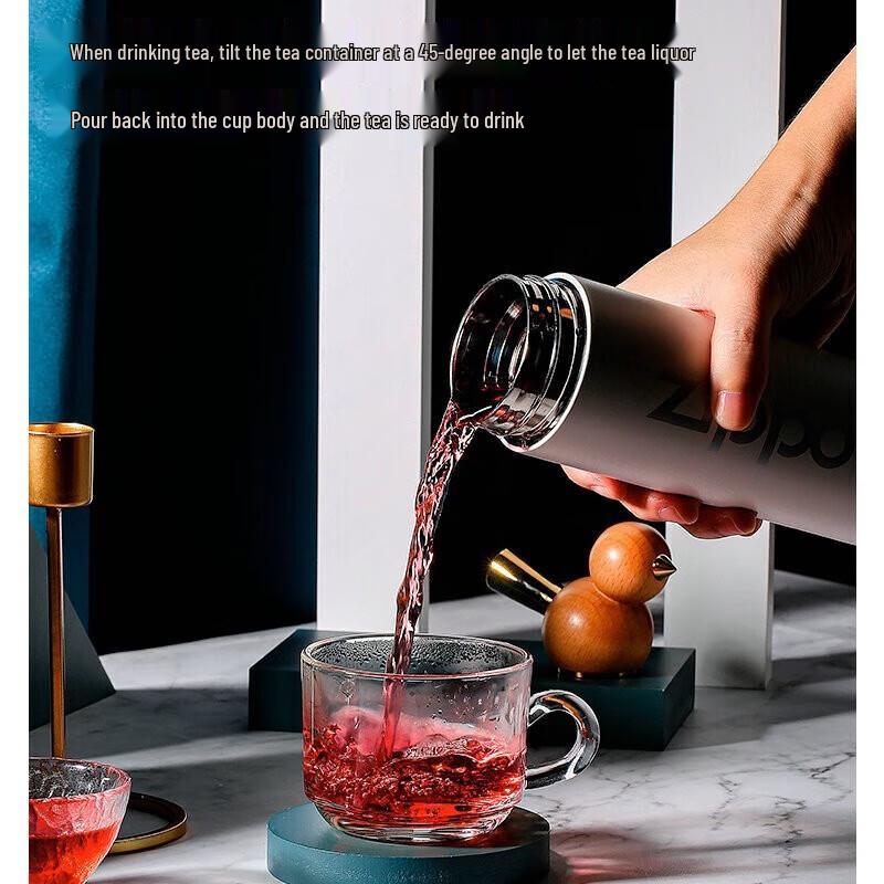 ZIPPO Smart LED Thermos with Tea Infuser