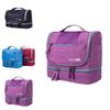 Travel Toiletry Organizer With Waterproof Dry Wet Separation For Home And Vacation Use