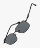 Likkeullou Rc Stainless Steel Amon Sunglasses Black