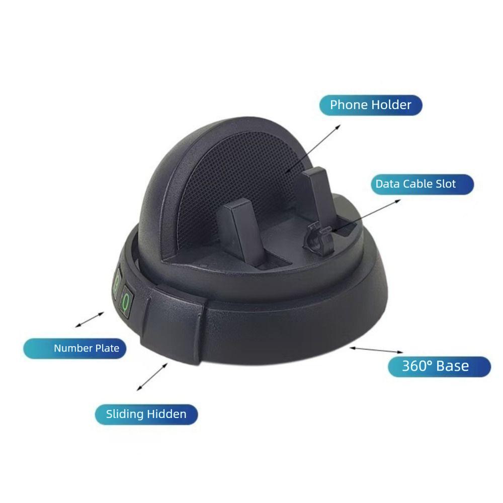 Hidden Car Phone Holder Universal Anti-Slip Phone Mount Dashboard Phone Mount  Desktop