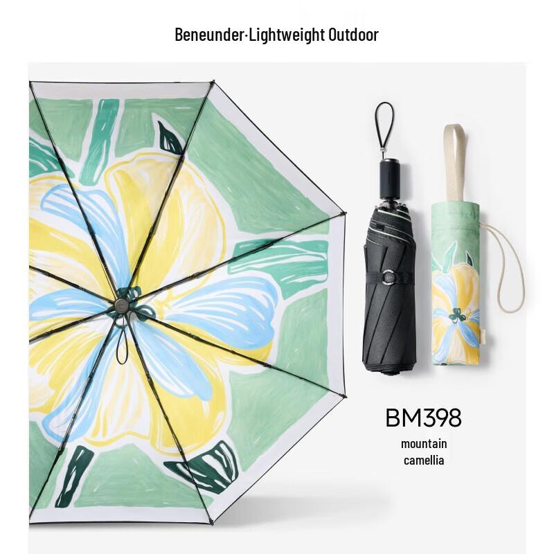 Beneunder BM398 UV Protection Folding Sun & Rain Umbrella