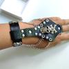 Hot Sale Punk Rivet Skull Bracelet: Trendy Men's Retro Wristband
