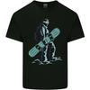 Un T-shirt Enfant Snowboarder Figure de Snowboarder Enfants