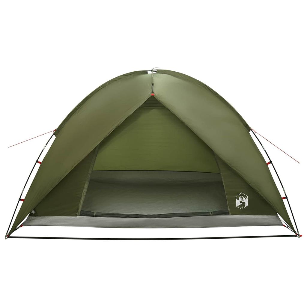 Camping Tent with Rainfly Waterproof Dome Olive Green