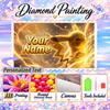 Personalized Pikachu Diamond Art Custom Name 5D Diamond Painting Full Drill DIY Craft