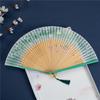 Butterfly Floral Pattern Portable Folding Fan Chinese Style Dance Fan  For Wedding Party