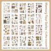 1 Set PET Diary Sticker Self-Adhesive Planner Stickers Premium Sticker Book  Gifts