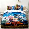 Naruto 3-teiliges Set Perfekt für das Schlafzimmer Bequemes Bettwäsche-Set enthält einen Bettbezug und zwei Kissenbezüge Ideales Geburtstags- oder Weihnachtsgeschenk