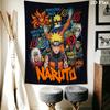 Naruto Poster Wall Tapestry Aesthetic Wall Hanging Printed Fabric Blanket Decorative Tapestries For Bedroom Living Room Home Decor