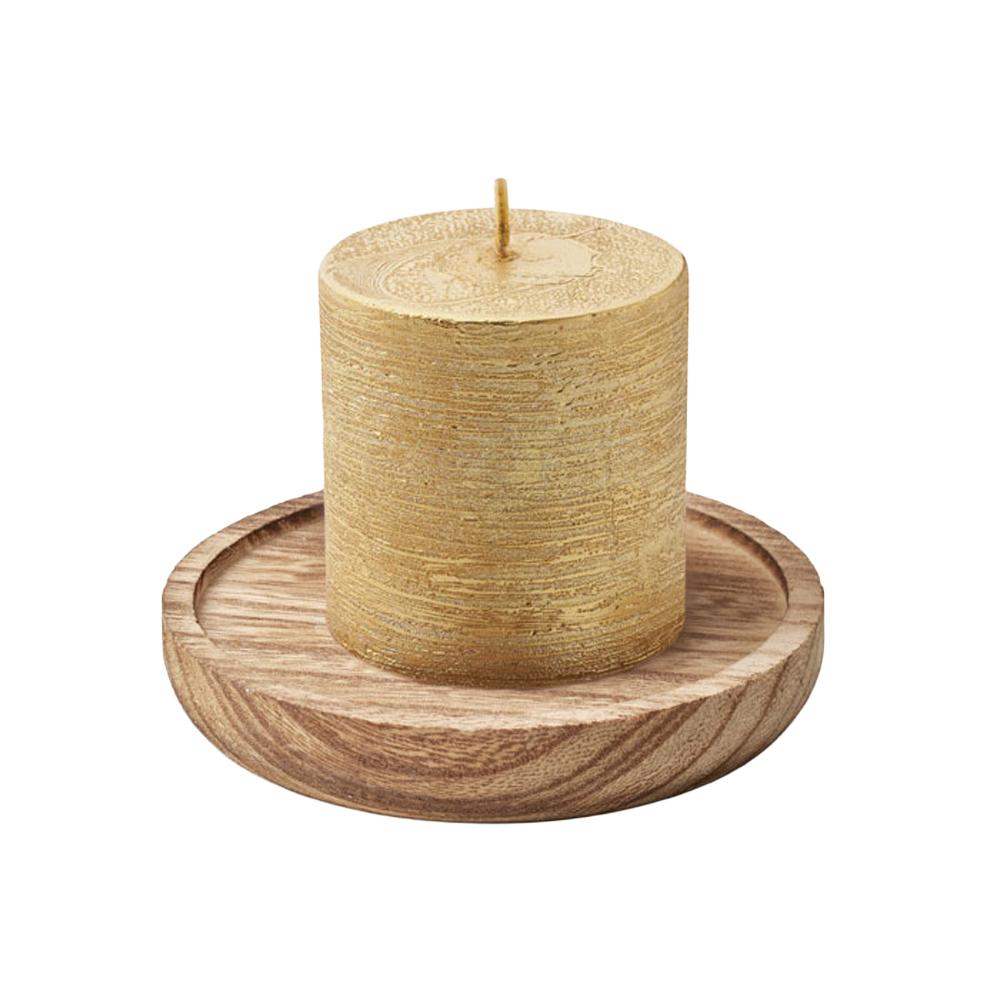 MidOcean Pentas Round Wooden Scented Candle