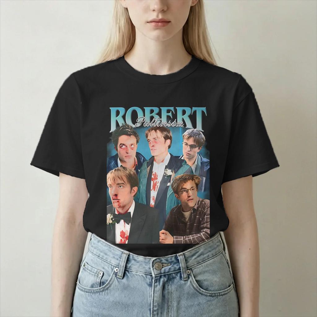 Funny Robert Pattinson The Drama Movie TShirt Unisex Unisexs Round Collar Cotton T Shirt Short Sleeve Tee Shirt Gift Clothing