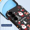Christmas Deer Pattern Phone Case For Samsung Galaxy S24 S25 Ultra S23 S22 Ultra S21 S20 FE A14 A34 A15 A35 A52 A53 A54 A55 5G A16A36A56 Lanyard Cover