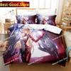 3D Game Tower of Fantasy Anime Bedding Set Duvet Cover Full Queen King Size Pillowcase Bed Print Aldult Kid Bedroom Single Twin
