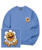 TRIPSHION Melting Daisy Logo Crewneck - Blue