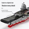 Xingbao Military Series Aircraft Carrier Destroyer Educational Building Blocks Toy for Boys