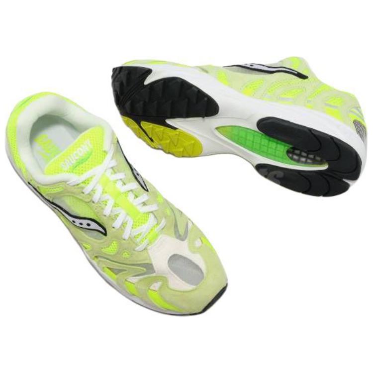 Saucony Grid Azura 2000 Citron Men Sneakers Green S70491-5
