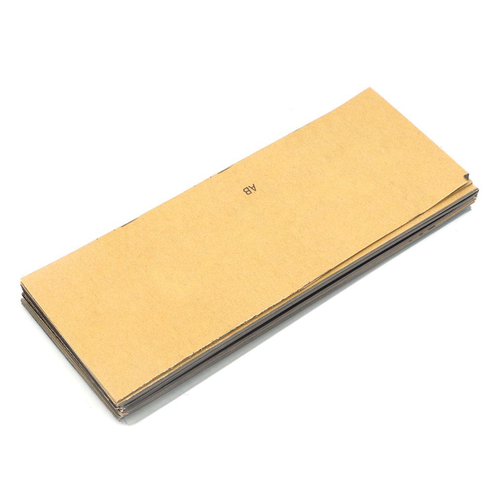 Wet Dry Sandpaper Set Abrasive Paper Kit Sanding Sheets Burnishing Tool 93*230mm (90pcs)
