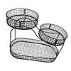 3 Tier Fruit Basket Metal Storage Stand Vegetable Holder Countertop Organizer Basket for Kitchen Dining Room