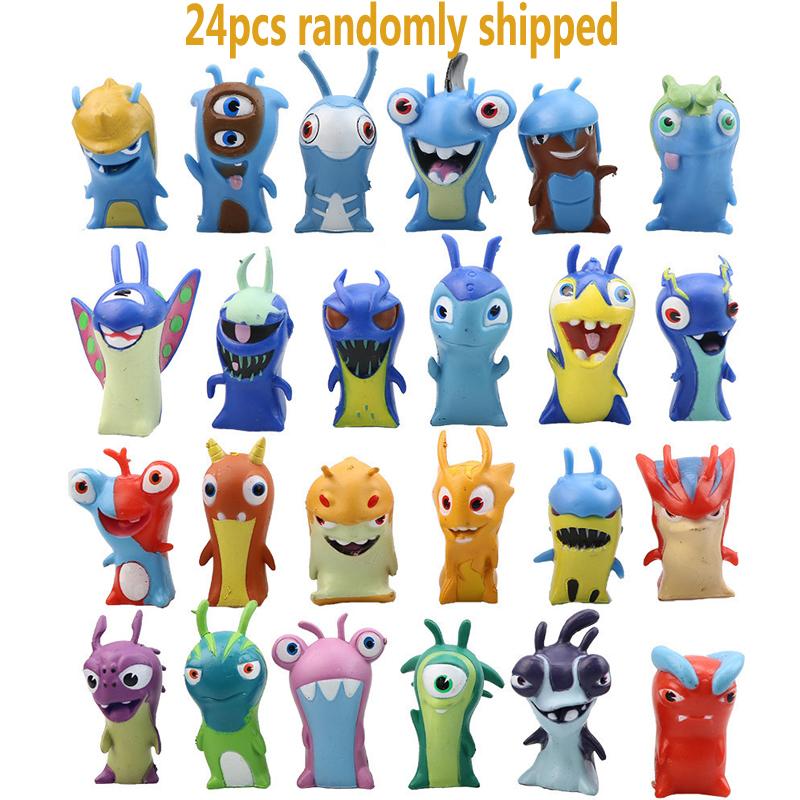 

24 шт. Slugterra Слимак Магічна Звірина Монстр Каваї Милий Аніме Персонаж Модель Серія Іграшка Подарунок Діти Дорослий Мультфільм Ельф Аніме Іграшка