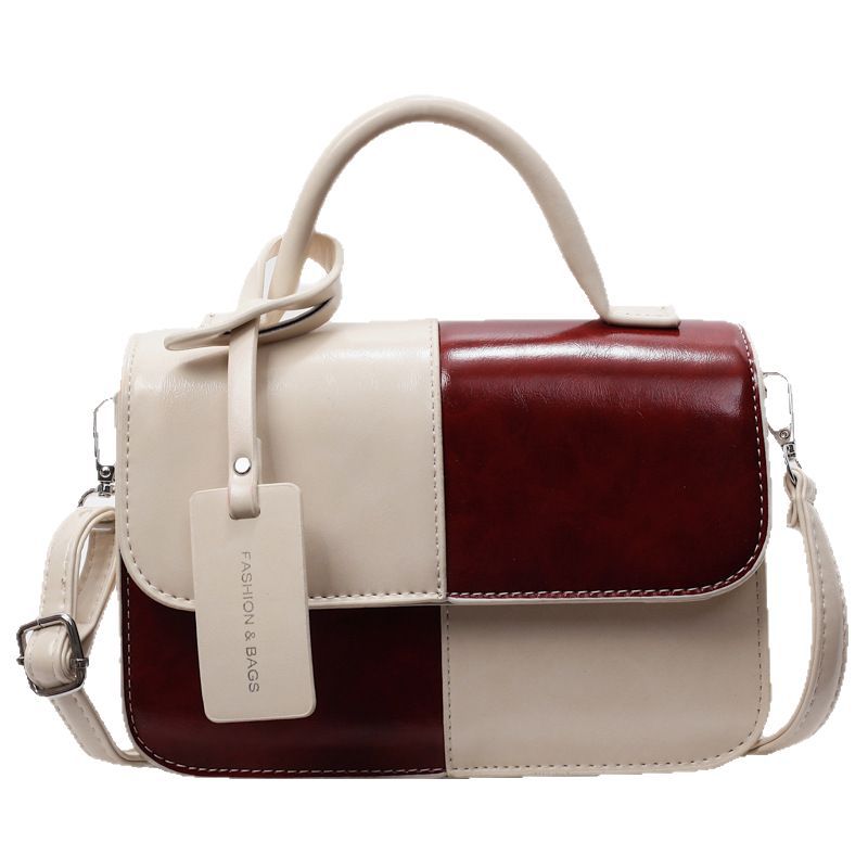 French Fashion Foreign Style Portable Small Bag Women's New Niche Texture Small Square Bag 2025 Simple Casual Messenger Bag