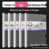 A4 Thickened Transparent Lever Arch File Folder - Multilayer Document Holder for Test Papers