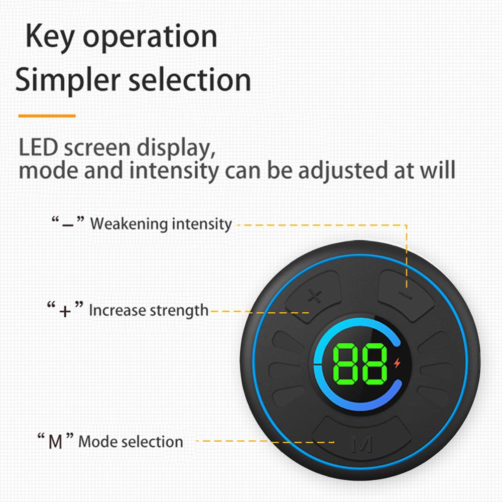 Abdominal Trainer USB Abdominal Muscle Fitness Training Hip Muscle Massager Home Gym Weight Loss and Body Shaping