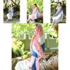 Ethnic Style Shawl For Women Lightweight Summer Scarf With Print Design For Travel And Beach