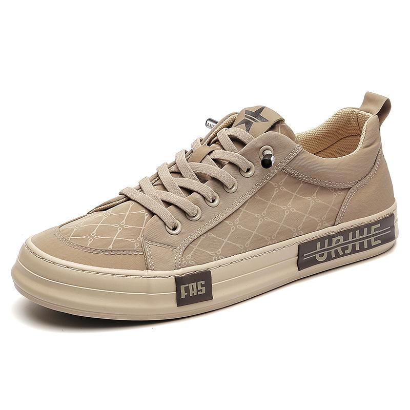 New Spring Men's Shoes Trendy and Versatile Light Luxury Niche Trendy Shoes Comfortable Breathable Flat-soled Casual Men's Cloth Shoes