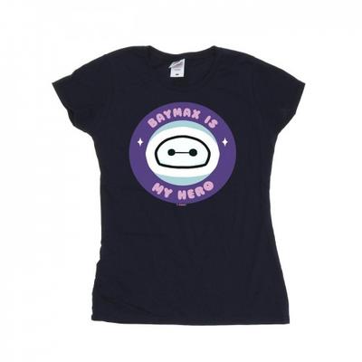 Womens/Ladies Big Hero 6 Baymax My Hero Pocket Cotton T-Shirt