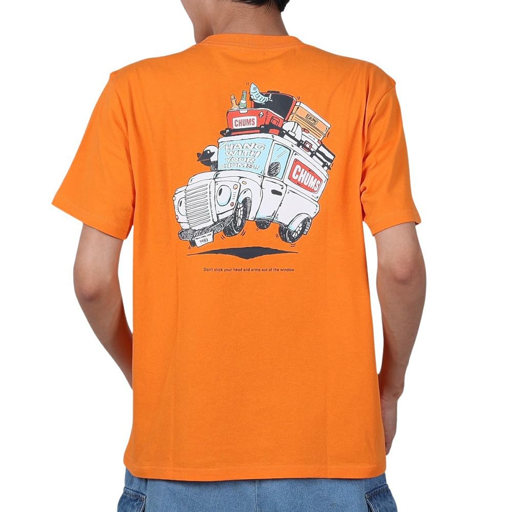 Go Outdoor Pocket Orange [Chums] T-Shirt T-Shirt Men's