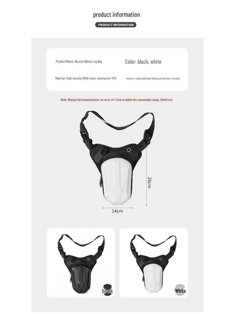 Waterproof Multi-functional Motorcycle Leg & Crossbody Sling Bag