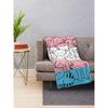 Trans Transgender Cat Pride Flag Throw Blanket Sofa Quilt Bed covers Soft Plush Plaid Blankets