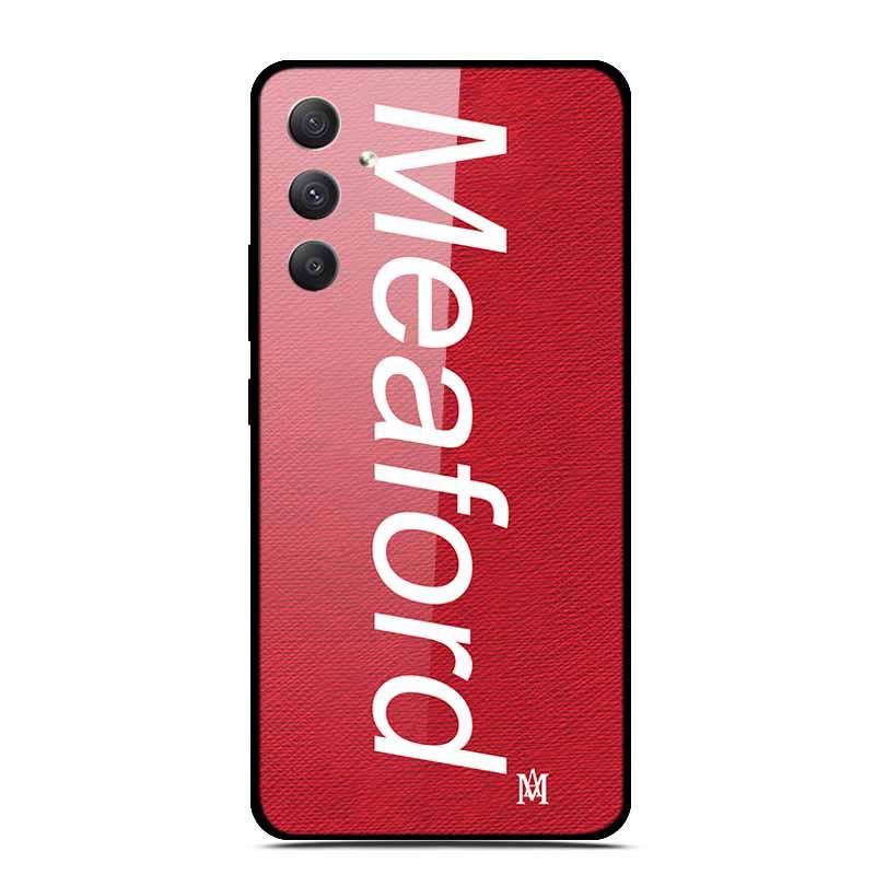 Samsung A35 5G Tempered Glass Phone Case - Personalized Colorful Design