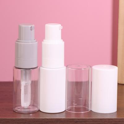 Clear Plastic Refillable Atomizer Bottle 35/50/60ml Travel Transparent Powder Spray Bottle Powder Dispenser Detachable