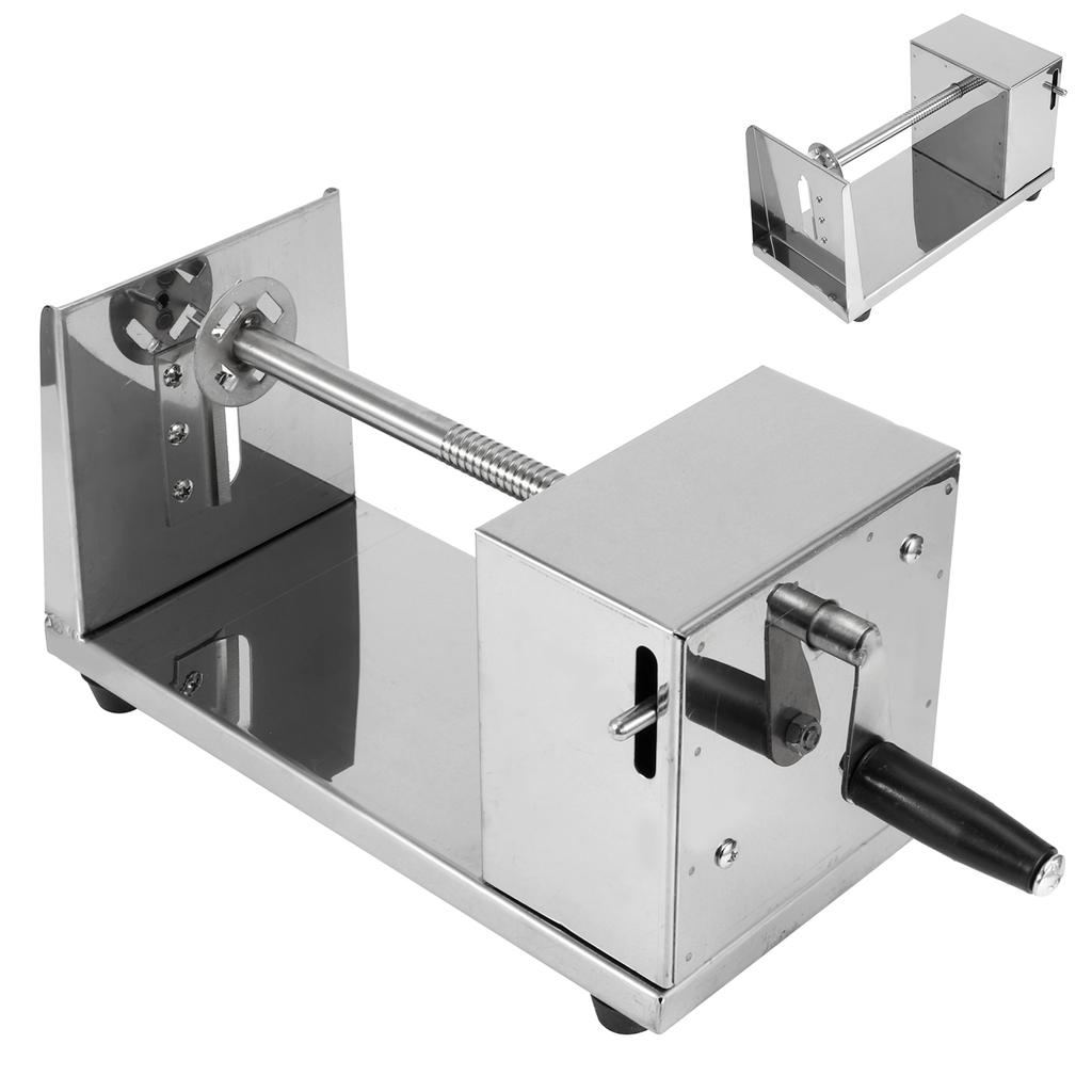 Stainless Steel Hand Crank Manual Spiral Potato Twisters Vegetable Cutter Slicing Tool Kitchen Utensil