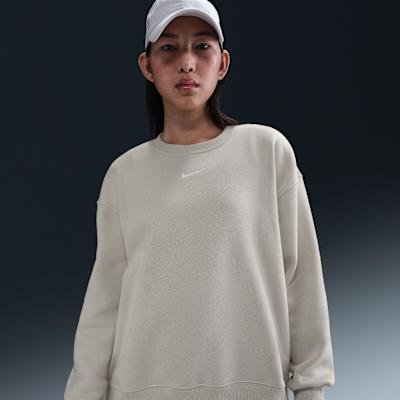Nike Sportswear Phoenix FleeceSwoosh Sweatshirt Women s Light Orewood XL