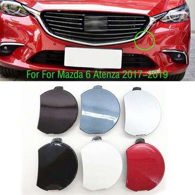 Dla Mazda 6 Atenza 2017 2018 Samochód Przedni Zderzak Pokrywa Haka Holowniczego Zaślepka Ucho do Holowania Przyczepy
