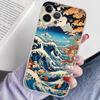Kanagawa Great Wave Anime Phone Case For IPhone 16 15 14 13 12 Mini 11 Pro XS Max X XR SE 6 7 8 Plus Soft Silicone Cover