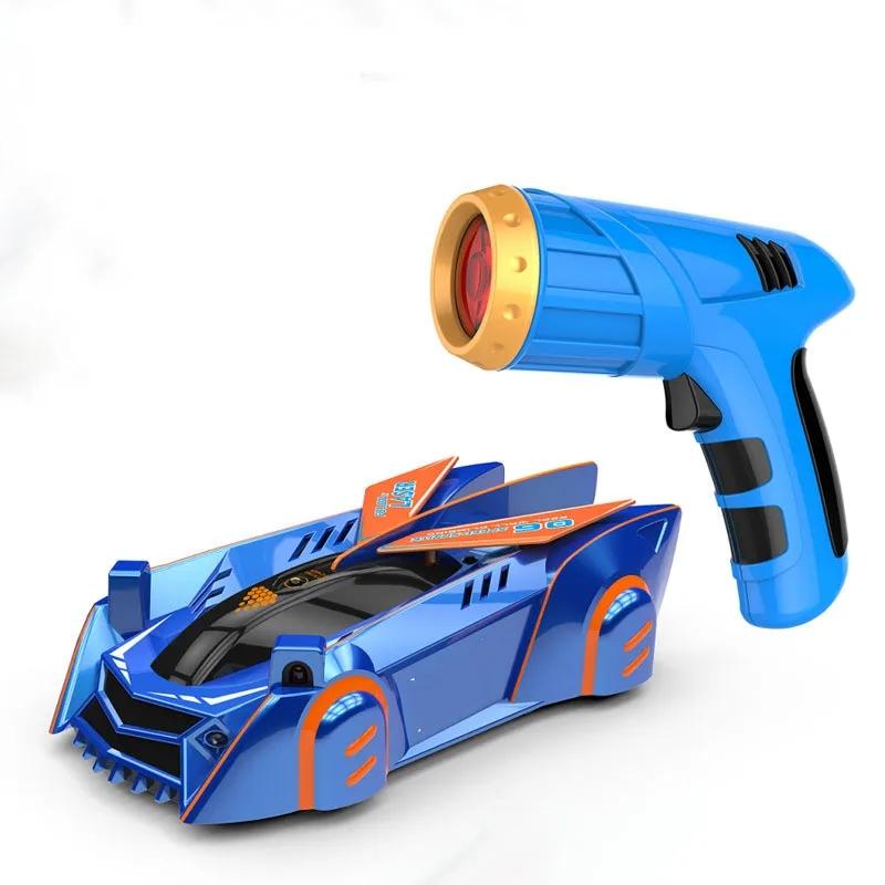 Infrared Laser RC Car Wall & Ceiling Climbing Stunt Drift Vehicle Anti-Gravity Remote Control Light-Chasing Racing Toy for Kids