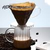Manual Coffee Brewing Tool Dripper Filter Cup with Spiral Groove Design Pour Over Cone Home Accessories V.60 Heat Resistant Transparent Plastic