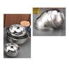 Stainless Steel Bowls Double-Wall Insulated Bowl Large Capacity Deep Mixing Bowl for Soup Cereal Salad Noodles Rice